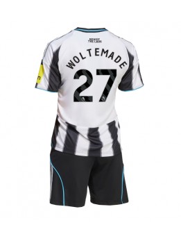 Detské Futbalové oblečenie Newcastle United Nick Woltemade #27 2025-26 Krátky Rukáv - Domáci (+ trenírky)